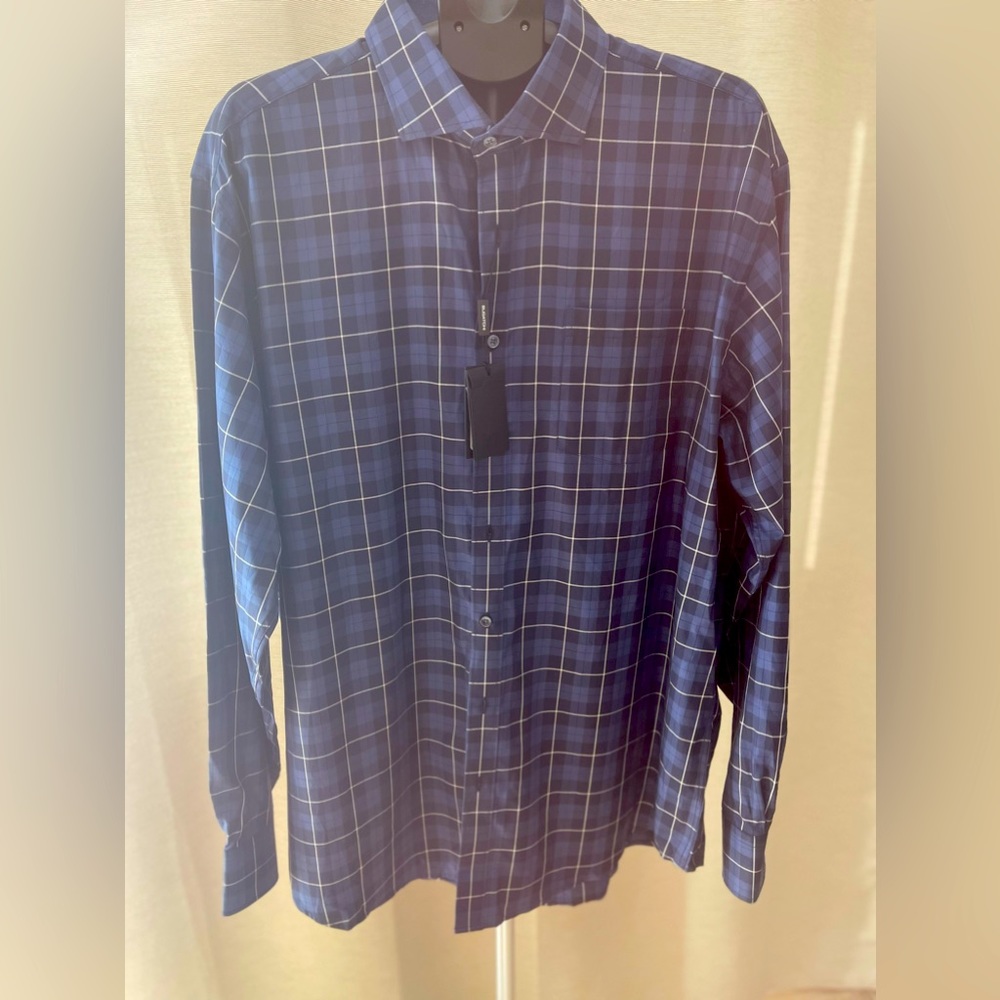 Bugatchi Classic fit button down dress shirt